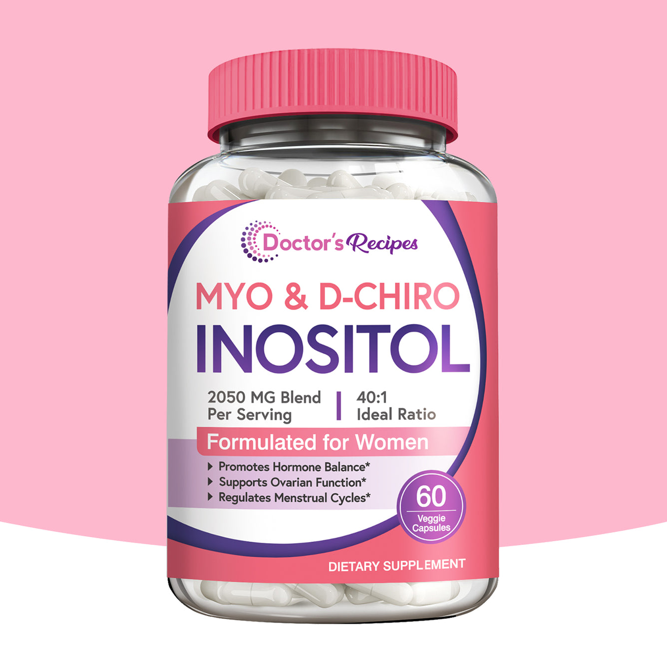 Myo & D-Chiro Inositol 2050mg 60 Caps