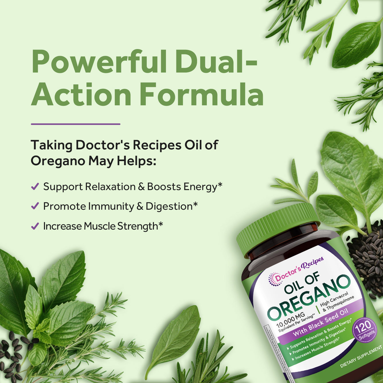 Oregano Oil 120 Softgels