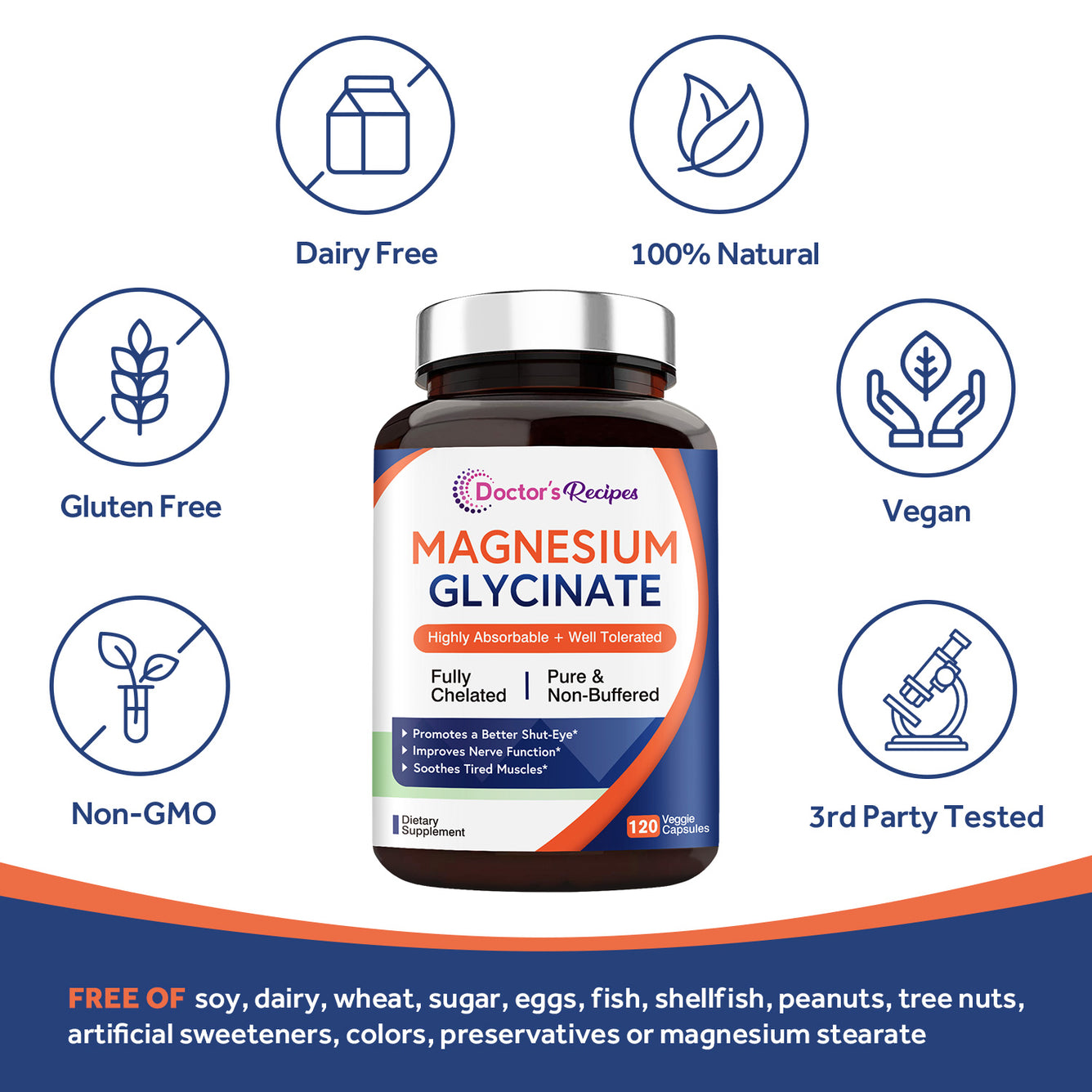 Magnesium Glycinate 70 mg