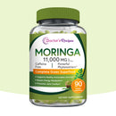 Doctor's Recipes Moringa, 11,000mg, No Caffeine, Antioxidant & Energy Support, 90 Vegan Caps