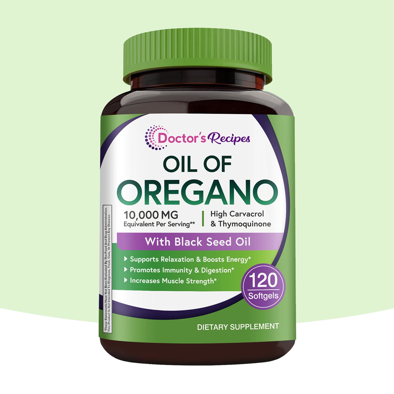 Oregano Oil 120 Softgels – Doctor's Recipes