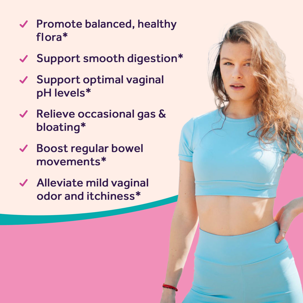Doctor's Recipes Women's Probiotics promote balanced flora smooth digestion vaginal health