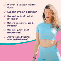 Doctor's Recipes Women's Probiotics promote balanced flora smooth digestion vaginal health