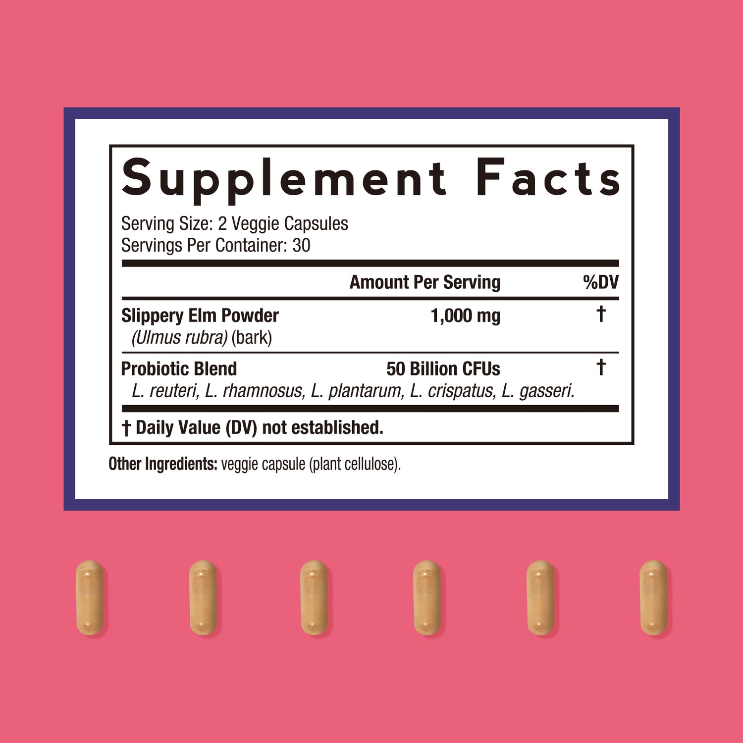 Women's Probiotics with Slippery Elm Bark