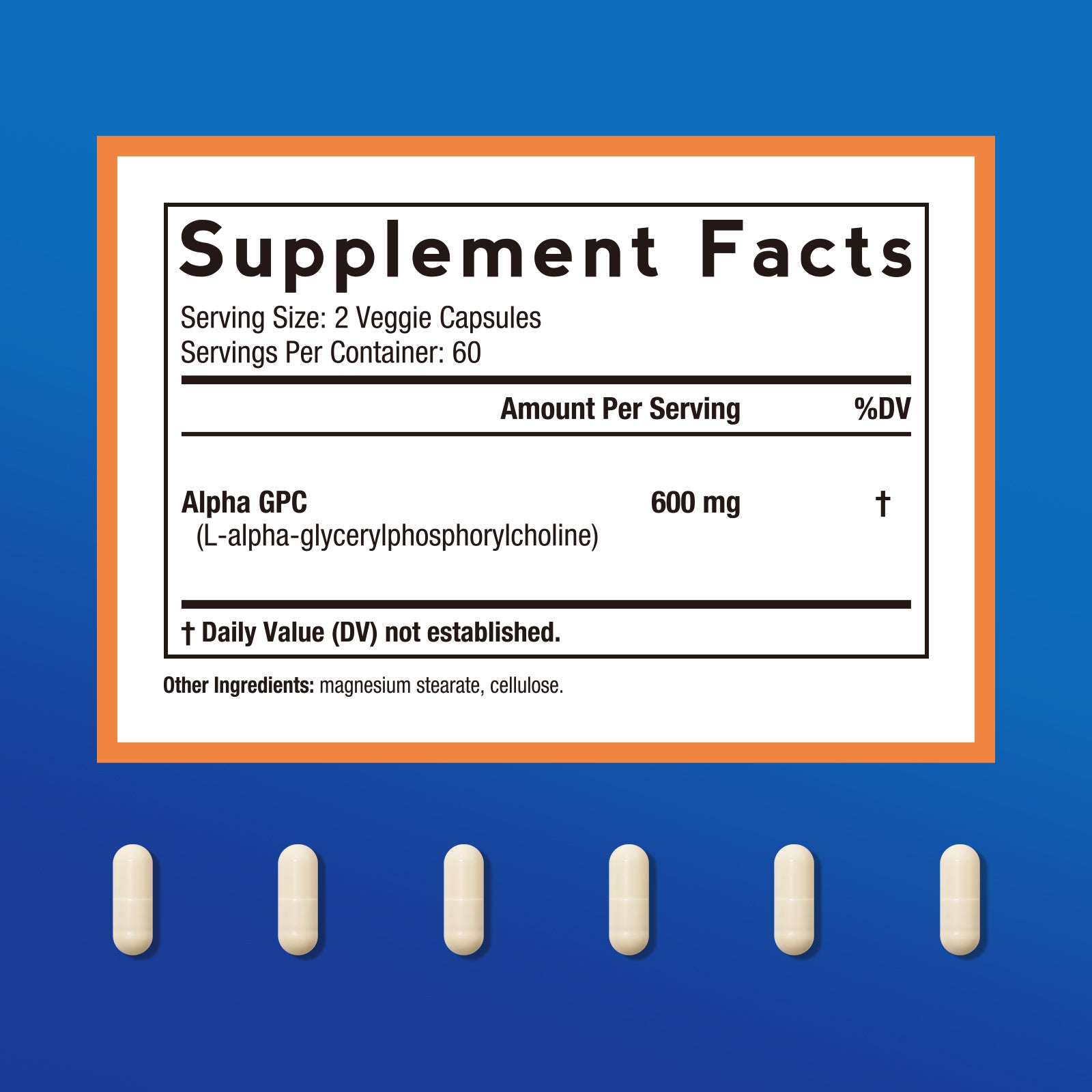 Alpha GPC 600 mg