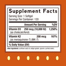Vitamin D3 + K2