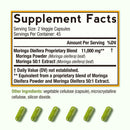 Moringa Supplement Facts, 11,000mg Moringa Powder & Extract, 45 servings