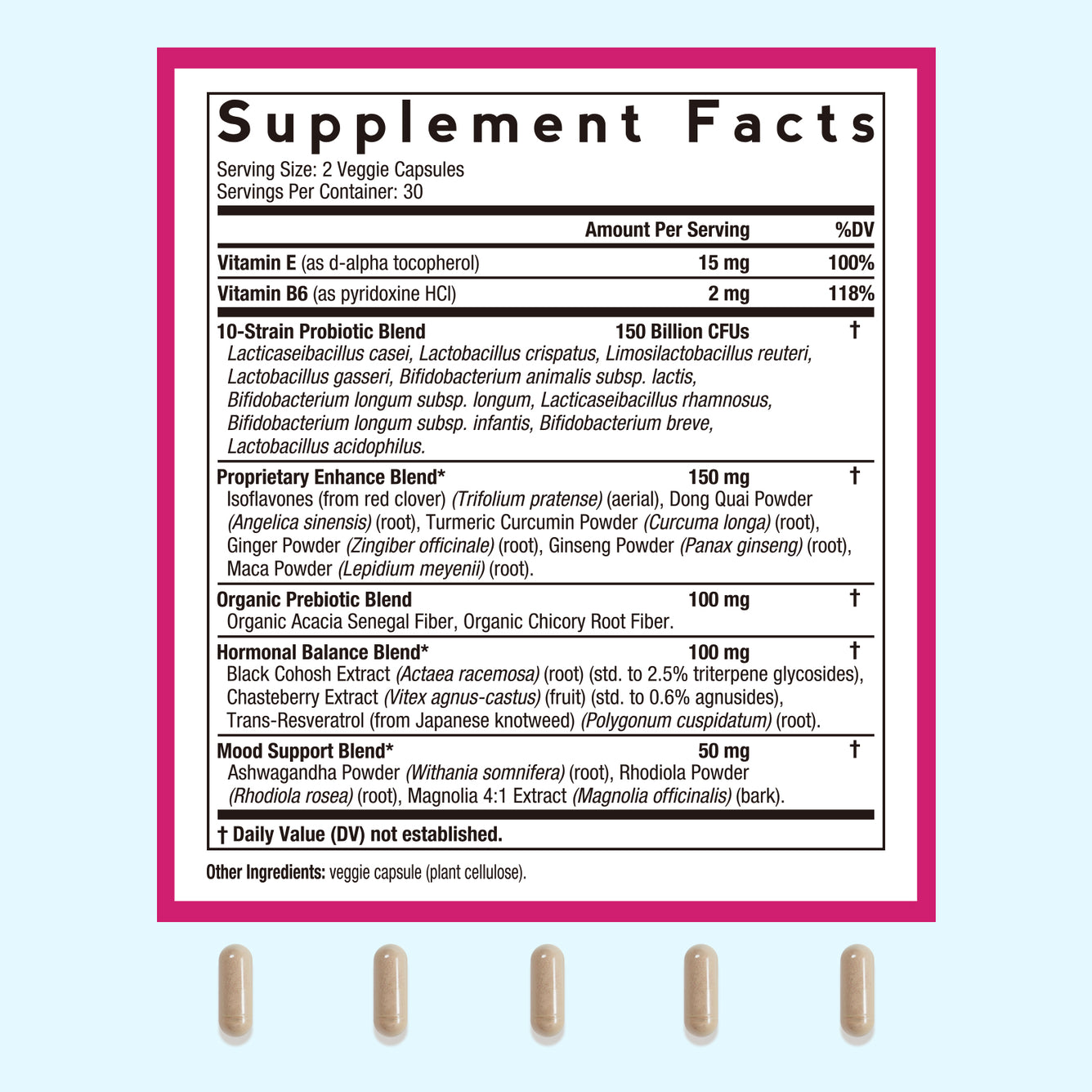 Menopause Support Probiotics