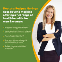 Doctor's Recipes Moringa boosts your energy levels, and decreases fatigue