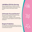 Doctor's Recipes Women's Probiotics promote balanced flora smooth digestion vaginal health