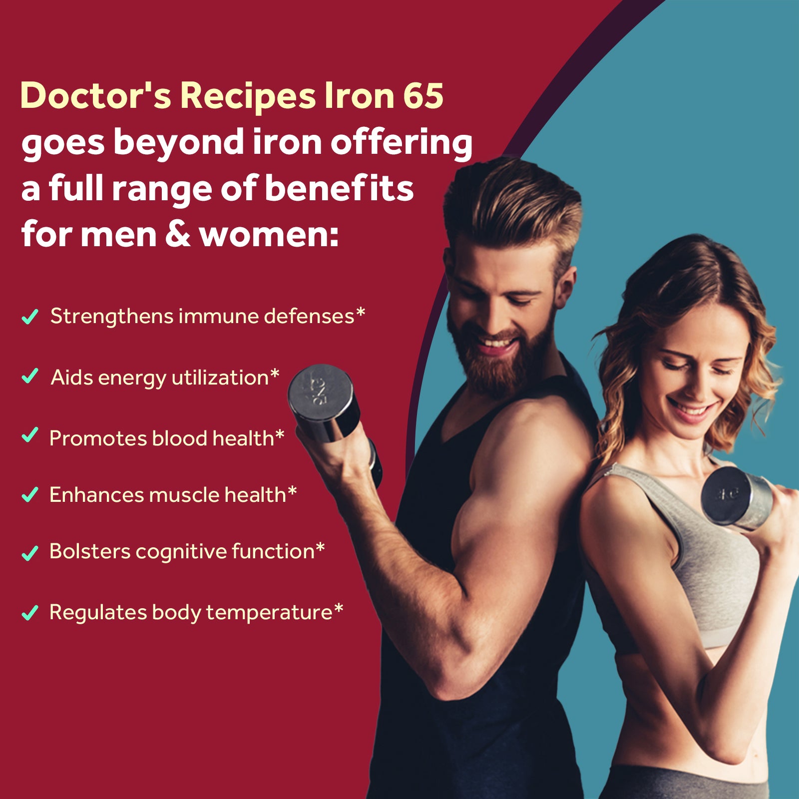 Iron 65mg 120 Tablets