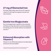 Iron 27 mg with Vitamin C