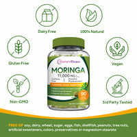 Doctor's Recipes Moringa is free of GMO gluten soy dairy