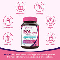 Iron 27 mg with Vitamin C