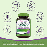 Doctor's Recipes Oil of Oregano is free of GMO gluten soy dairy
