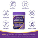 Doctor's Recipes Women's Probiotics is free of GMO gluten soy dairy