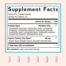 Doctor’s Recipes Women's Probiotics Supplement Facts, Probiotics Organic Prebiotics, 60 Capsules