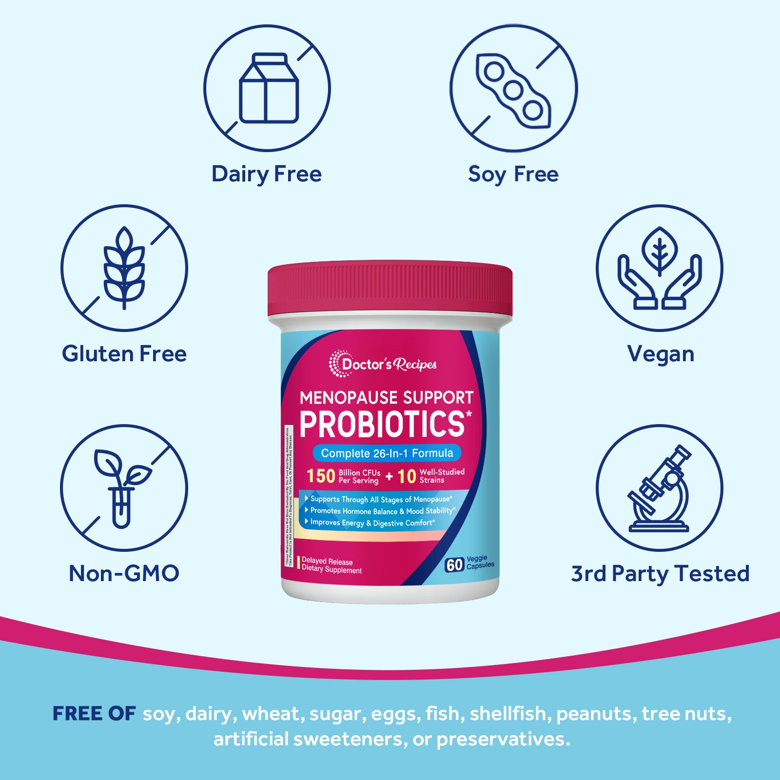 Menopause Probiotics – Doctor's Recipes