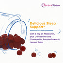 Doctor's Recipes Melatonin Gummies is your Delicious Sleep Support*