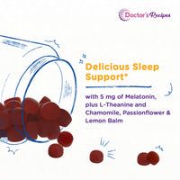 Doctor's Recipes Melatonin Gummies is your Delicious Sleep Support*