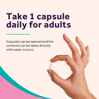 Take 1 Doctor's Recipes Women's Probiotics capsule daily for adults