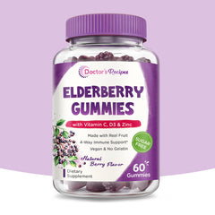 Sugar-Free Elderberry Gummies