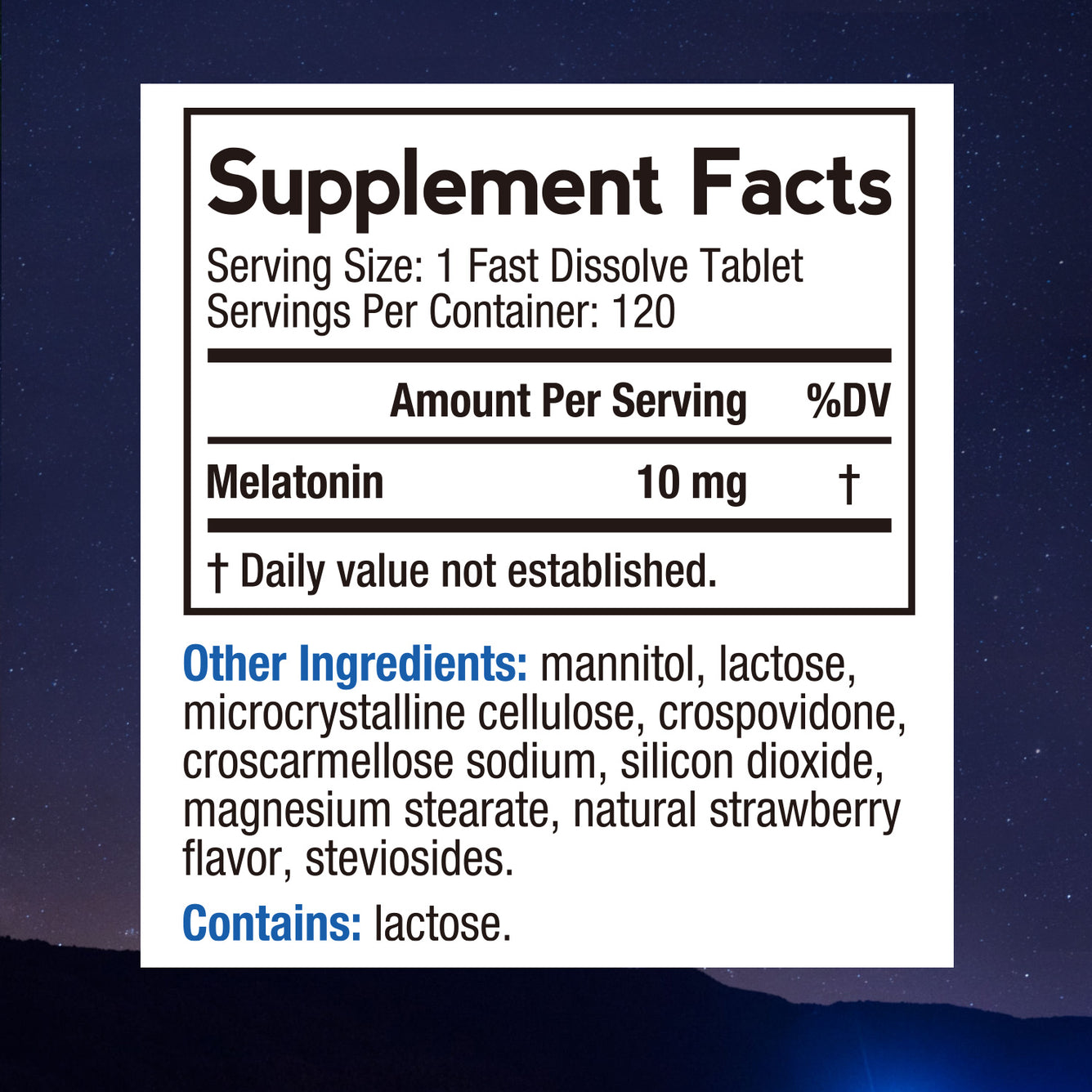 Melatonin 10 MG