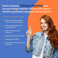 Doctor's Recipes Multi Collagen Peptide Supports Anti-Aging, Skin, Hair, Nail & Joint Health