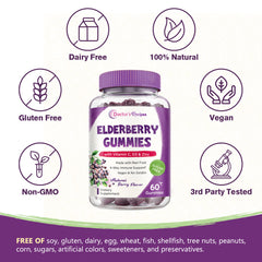 Sugar-Free Elderberry Gummies