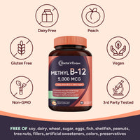 Doctor’s Recipes Methyl B12 is free of GMO gluten soy dairy